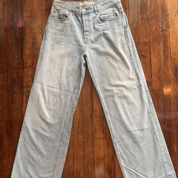 GRLFRND Mika High-Rise Baggy Wide Leg Jeans - Size 29
